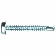 TOTALTURF 560318 100 Pack Hex Washer Head Self Drilling Screw - 8 x 1 in. TO3239224